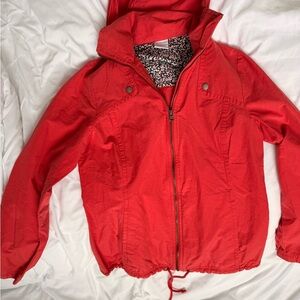 Columbia Hooded Jacket – Matte Red
Women’s Medium